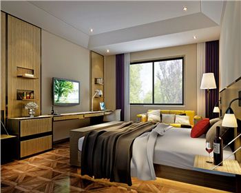 現代酒店家具公司建設完成近1000平米的酒店家具實景展廳