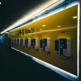 yellow and white building during nighttime